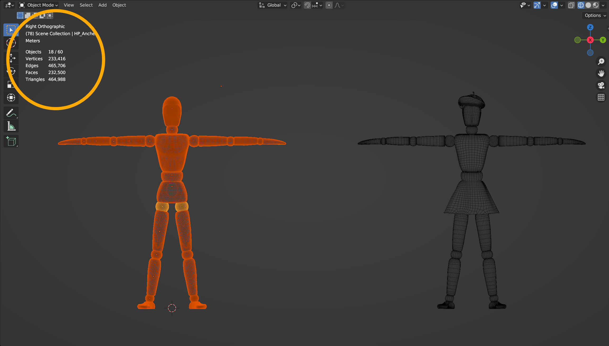 High poly e sculpt