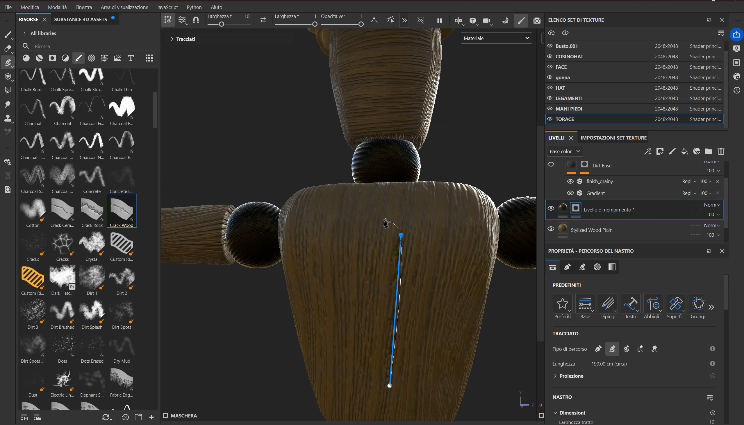 Texturing in Substance Painter