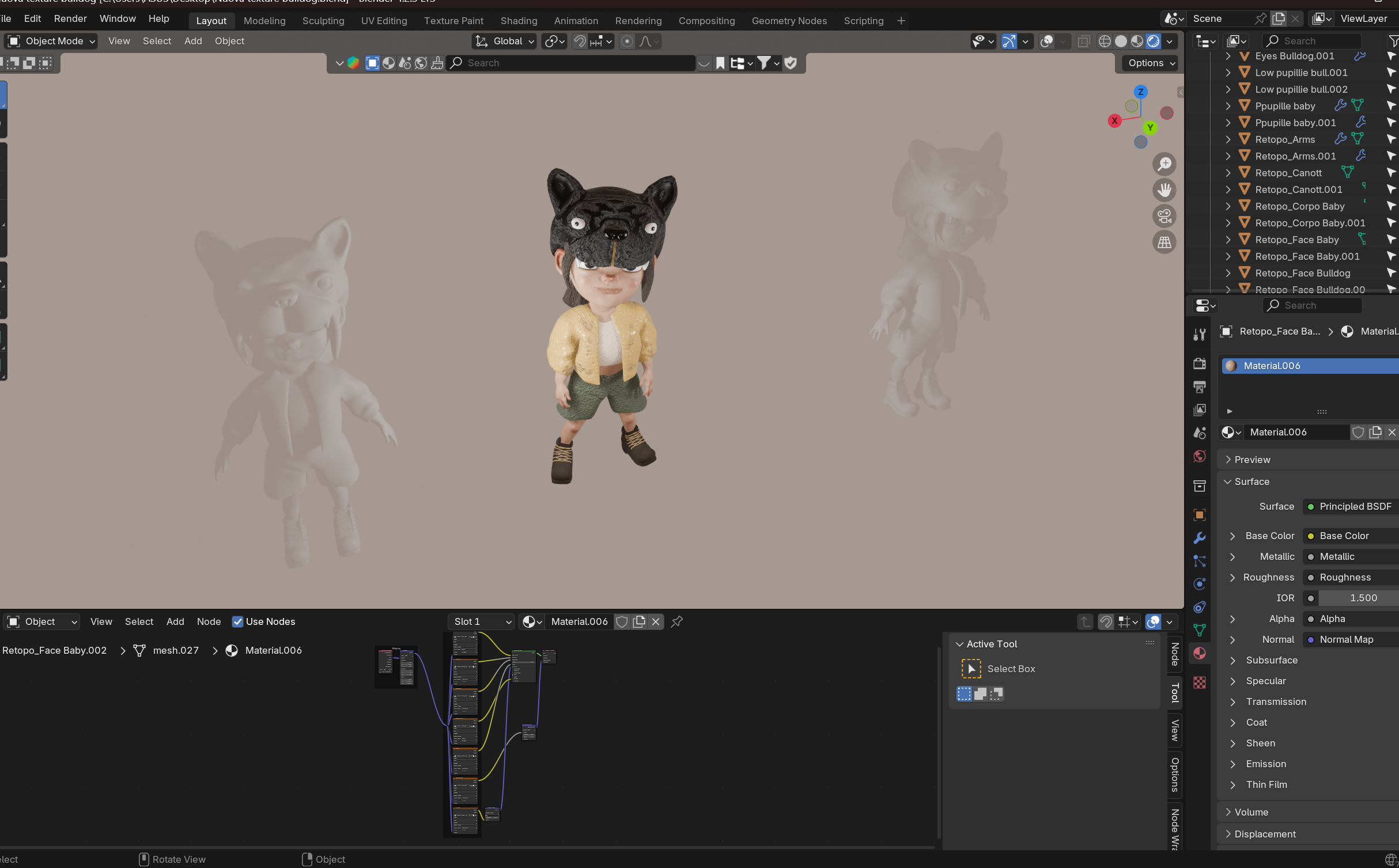 Dettaglio texturing in Substance Painter