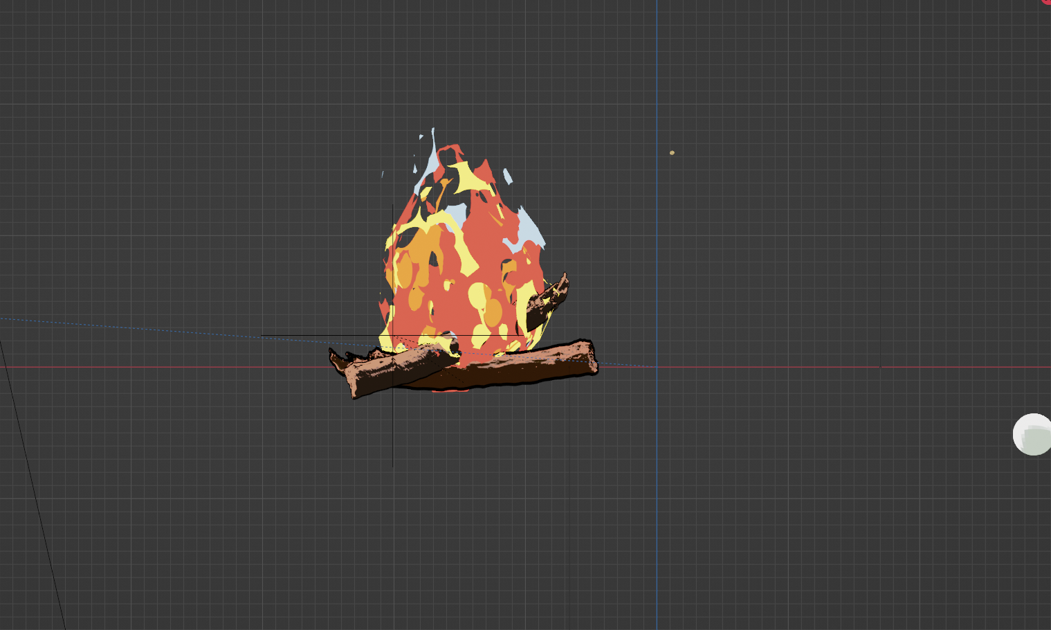 Chasing Karma — shader editing del fuoco